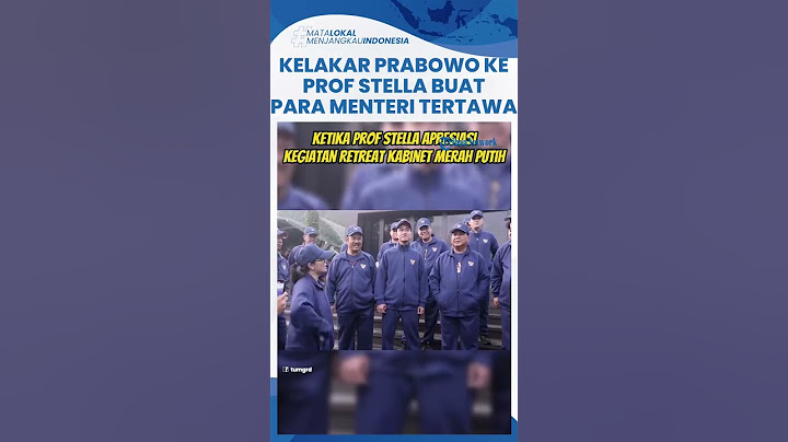 Suasana Cair Nan Hangat Terjalin saat Prof Stella Jelaskan Ilmiah Retreat ke Prabowo Dibalas Guyon