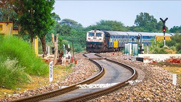 Metal Snake | Dangerously Speeding Trains on S-Curve | Indian Railways