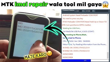 Class 7️⃣ | Repair IMEI on All MTK Phones 🔥| 100% Free Tool With Proof