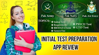 Initial Test Preparation App Review, Pak Army, Pak Navy, Pak Air Force KY tests ki tyari kesy kryn screenshot 1