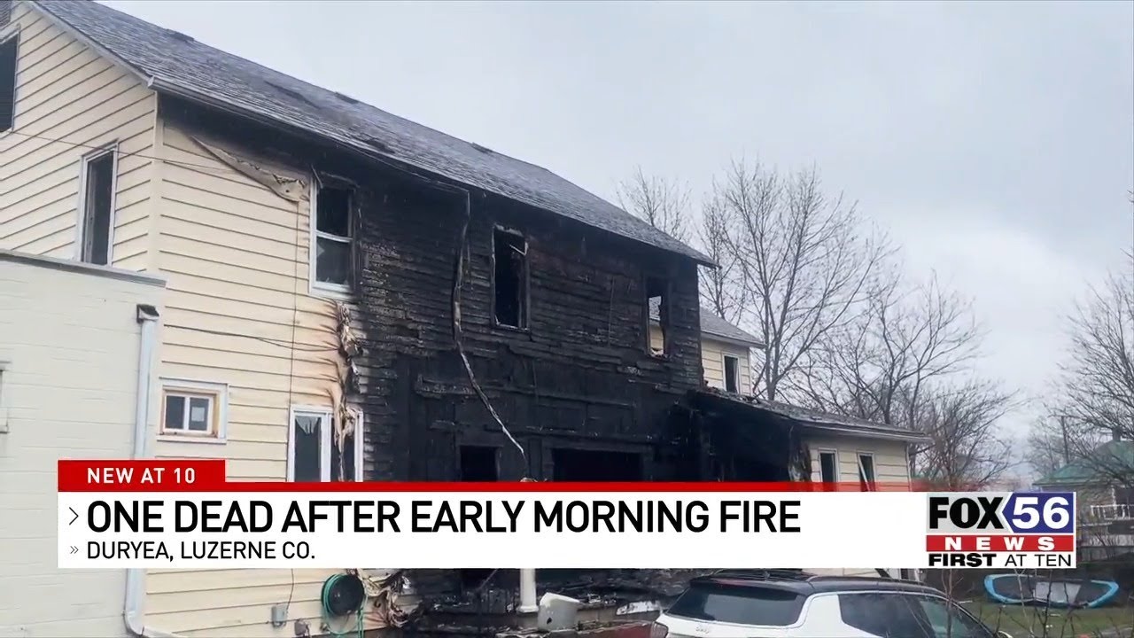 One dead after early morning house fire - YouTube