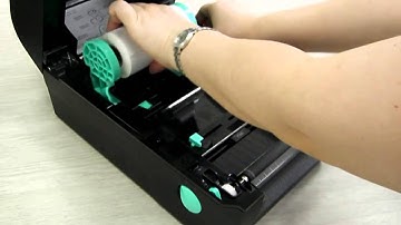 วิธีใส่กระดาษ สติกเกอร์ TSC TX200-300-600- Loading the media บาร์โค้ด