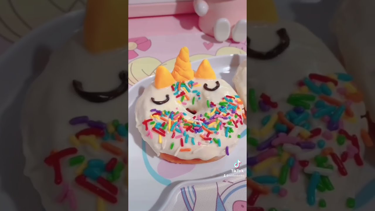 DIY UNICORN DONUTS | KAWAII AESTHETIC | HILDAXKEIKO 