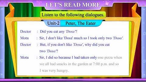 std 8th sem 2 extra unit 2 peter,the eater