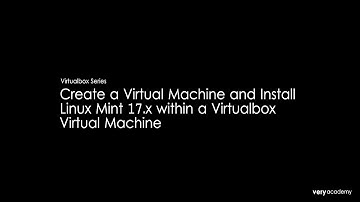 Installing Linux Mint 17 using a new Virtualbox virtual machine