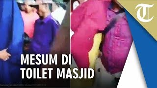 Viral Video Detik-detik Warga Giring Sejoli Mesum di Toilet Masjid