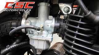 Carburetor Rebuild CSC Motorcycles SG250 and TT250