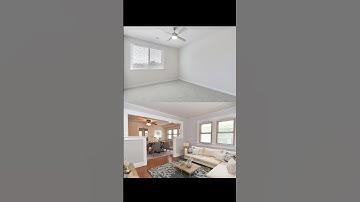 Empty rooms into stylish and welcoming spaces #virtualstaging #interiordesign #realestatephotography