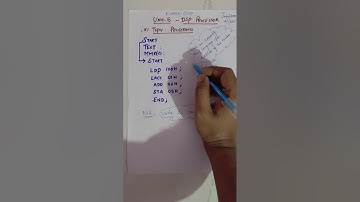 DTSP-Write an assembly level language program for Adding of 2 numbers using Dsp processor TMS320C5X.