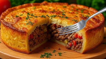 Mischen Sie einfach 2 Eier und 2 Kartoffeln! Dieses Eiergericht wird Ihre Familie überraschen.