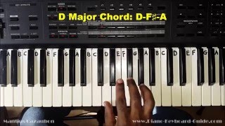 Miniatura del video "How to Play the D Major Chord on Piano and Keyboard"