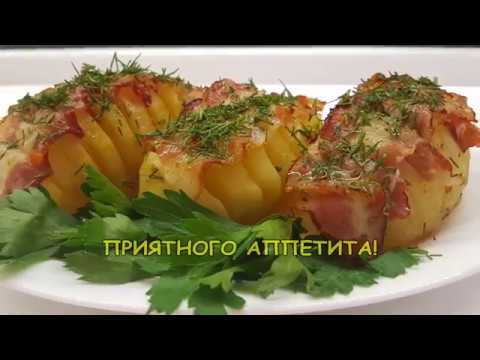 Картошка гармошка в духовке: пошаговый рецепт с фото