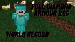 [FORMER WORLD RECORD] Full Diamond Armour RSG in 6 MINUTES by Korbin 8,008 views 2 years ago 5 minutes