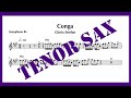 conga [GLORIA ESTEFAN] tenor sax