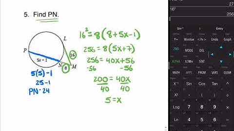 Circle Intersections (Segments)