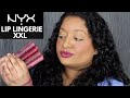 NYX Lip Lingerie XXL Matte Liquid Lipsticks Review & Swatches