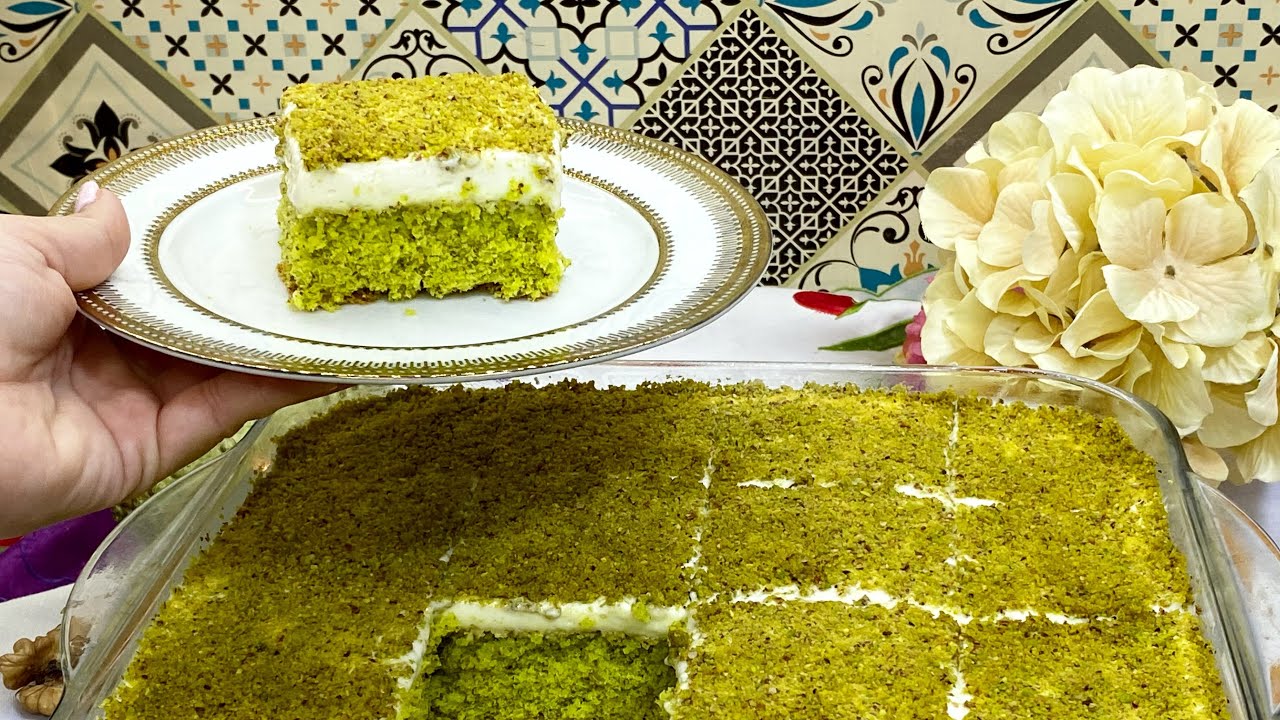 لذيذة بشكل ولون راقي طورطة مناسبات سهلة وسريعة في التحضير بمذاق خرافي 💚tarte facile à préparer 💚