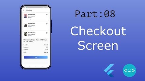 Checkout Screen | Part - 08 | Bolt E-commerce App | Flutter UI | Speed Code