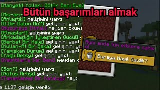 Minecraft - Tüm başarımları elde etme (advancement) komutu nasıl kullanılır? - Sesli