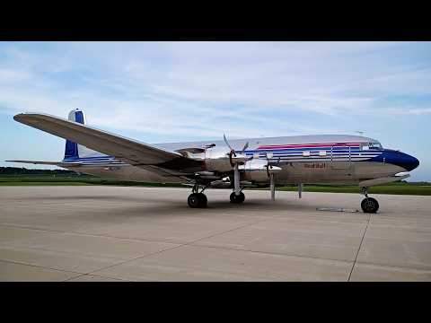 Red Bull’s Douglas DC‑6B Flying Bulls Aerobatic Team Aurora Airport Sugar Grove, IL OE‑LDM "Oshkosh"