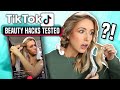 Testing TIK TOK BEAUTY HACKS... what ACTUALLY worked??