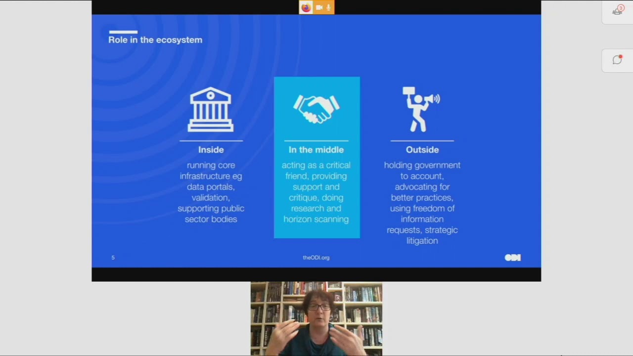 The Open Data Institute–Experiences & Lessons learned / Jeni Tennison in a discussion with P.Kuzev
