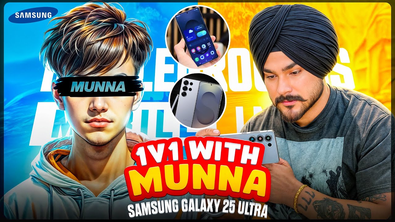 Can i Beat @MUNNA-HU on Phone 🤯 ? 120 FPS TDM on Samsung Galaxy S25 Ultra 🔥