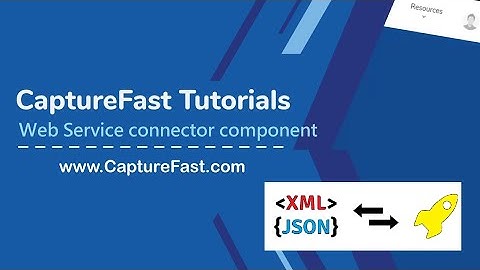 How to use the Capturefast WEB Service connector component?