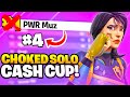1st in Solo Cash Cup UNTIL THIS?!? 🏆 | PWR Muz