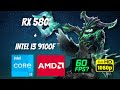 Dota 2 on RX 580 Benchmark | FPS Test