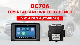 DC706-VW AISIN AQ250(09G) TCM READ AND WRITE BY BENCH