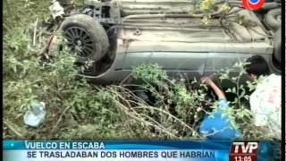 Accidente en Escaba y hecho policial en Barrio Alejandro Heredia