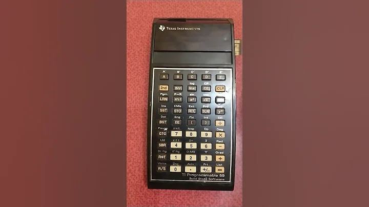 TI Programmable 59 Calculator Diagnostic (Magstripe Read)