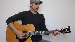 Video thumbnail of "All Day Long - Garth Brooks - Guitar Lesson | Tutorial"