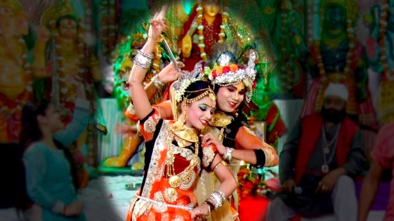         Jai Shyama Tu Hai Nand Gaon Da  Radha Krishna Jhanki