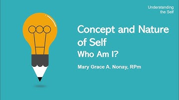 Understanding the Self: Module 2: Concept and Nature of the Self  Who Am I