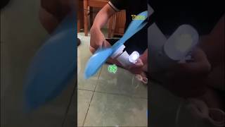 turn electric fan into generator#electronic #generator