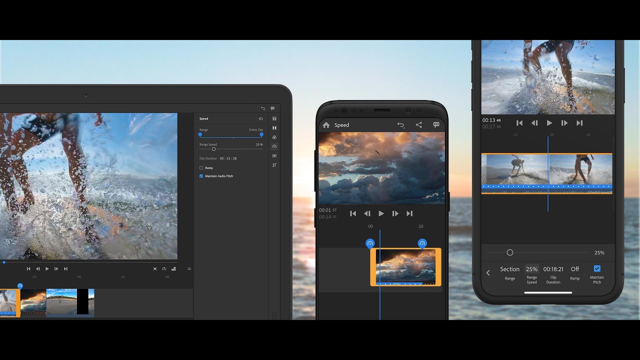 Speed Features in Adobe Premiere Rush!