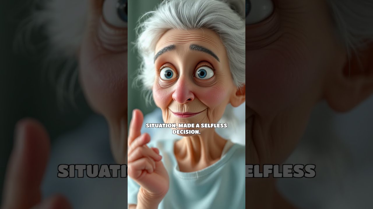 Old lady scarifies