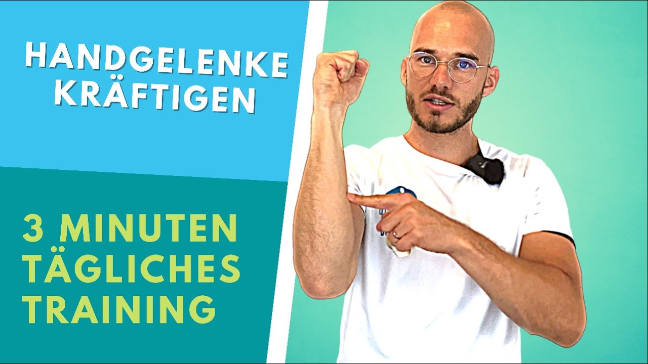 Handgelenke mobilisieren Griffkraft trainieren für Anfänger