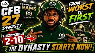 From Worst to First? Colorado State Dynasty Begins! | CFB 27 DYNASTY MODE🏆