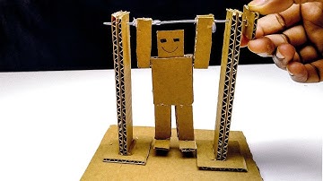 How to Make a toy robot from Cardboard
