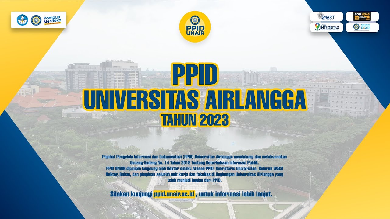Profil PPID Universitas Airlangga 2023 | #AndaBerhakuntukTahu - YouTube