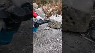Demolition hammer performance testing#Water and electricity grooving tools#powertools