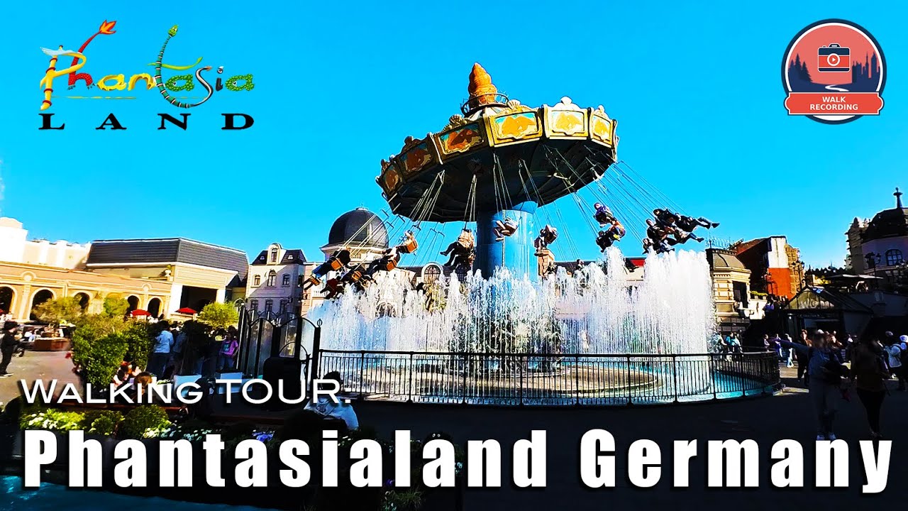Walking Through Phantasialand Germany | POV Park Tour | No Talking #germany  #amusementpark