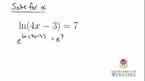 Chapter 4.2 Logarithmic Equations, Part 2