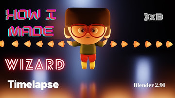 How I Made Wizard by Blender Tutorial (Modeling and Rigging)