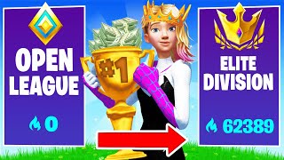 The NEW *ELITE* DIVISION in Fortnite! (Speed Run)
