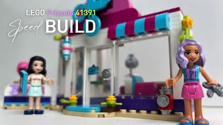 LEGO Friends 41391 Heartlake City Hair Salon Speed Building with Stopmotion