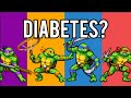 Which Ninja Turtle gets Diabetes? (no seriously)
